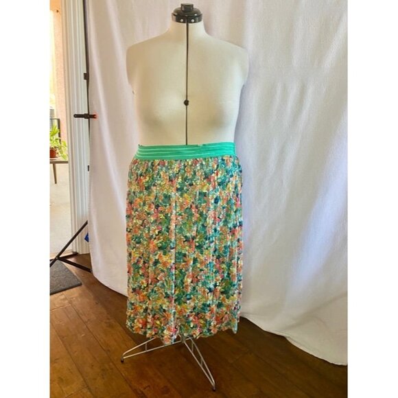 Metro Wear green multicolor skirt. Size XL - Picture 1 of 3